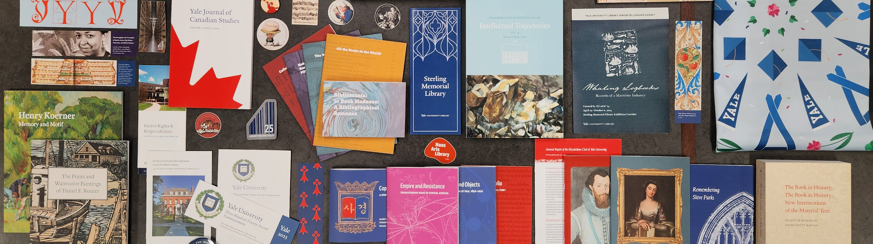 An array of work produced by Office of University Printer